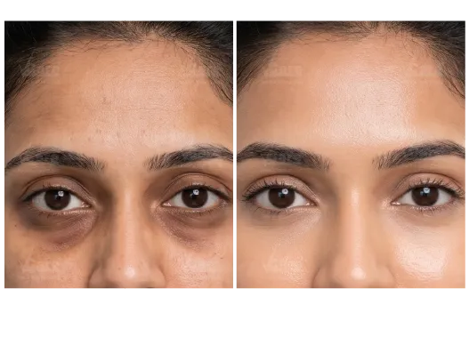 Before & After Dark Circle Treatment Results