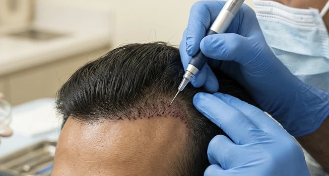 Hairline Design & Graft Implantation