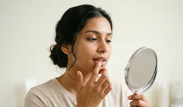 Lip Peel Application