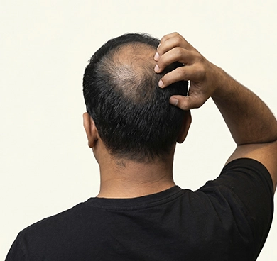 Men & women with hair thinning, hair fall, or early baldness
