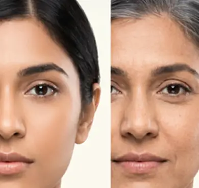 Individuals experiencing early to advanced signs of ageing