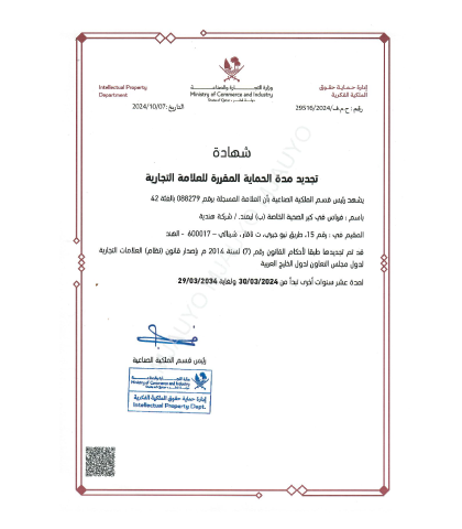 Qatar Trademark Certificate
