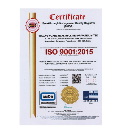 ISO 9001: Quality Management System Certification