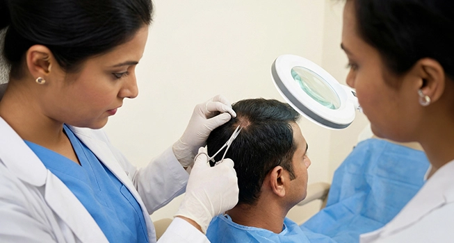Target Area Hair Trimming