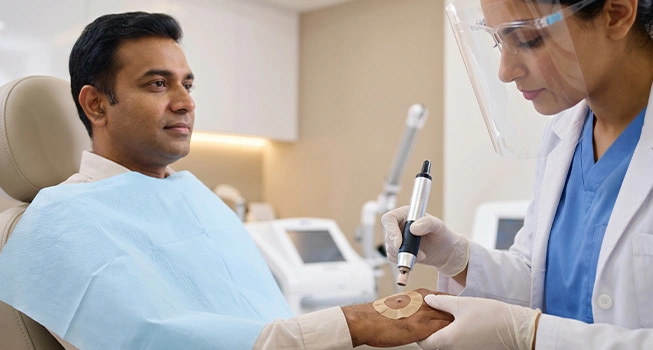Wart Removal Procedure