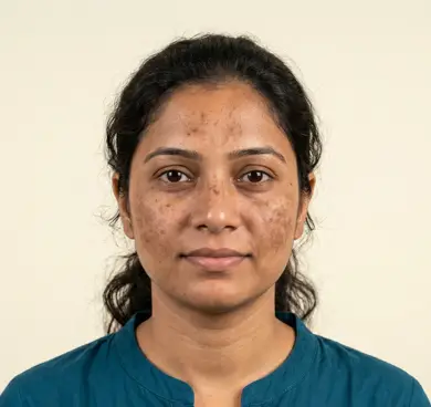 People with sun-damage, pigmentation or tanning